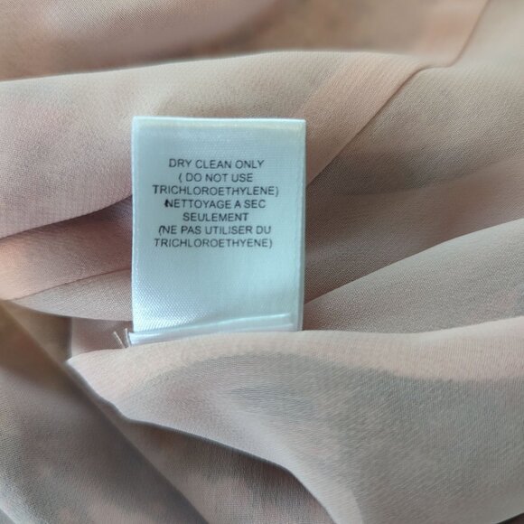 Nanette Lepore floral butterfly sleeves bohemian gypsy saloon pullover blouse M - Picture 11 of 15